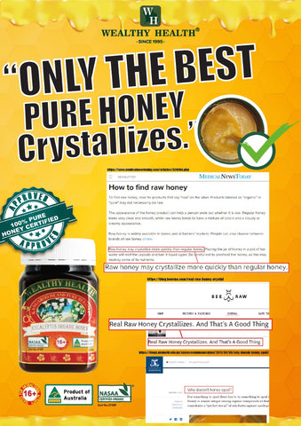 Wealthy Health Eucalyptus Organic Honey