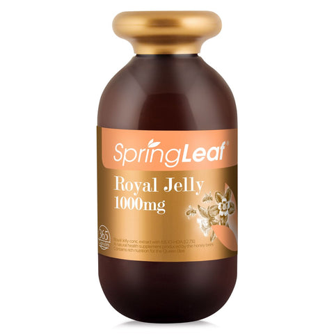 Spring Leaf Royal Jelly 1000mg 365 Capsules