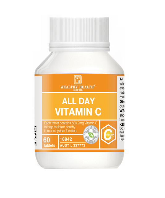 » Wealthy Health All Day Vitamin C 60 Tablets (100% off)