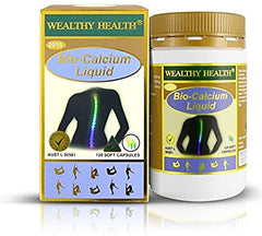 Wealthy Health Bio Calcium Liquid 120 Capsules
