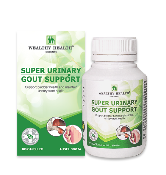 Wealthy Health Super Urinary Gout Support 100 Capsules