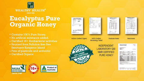 Wealthy Health Eucalyptus Organic Honey