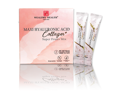 Wealthy Health Maxi Hyaluronic Acid Collagen + Super Fruits Mix 30x4g Sachets