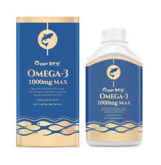 Top Life Omega3 Salmon Fish Oil 1000 mg 180 Capsules