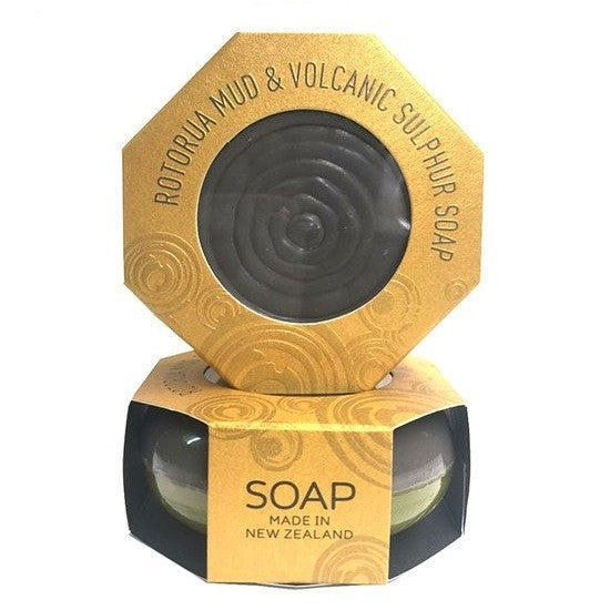 Wild Ferns Rotorua Mud & Volcanic Sulphur Soap 115g