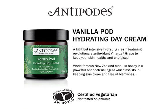 Antipodes Vanilla Pod Hydrating Day Cream 60mL - BeeVitamins