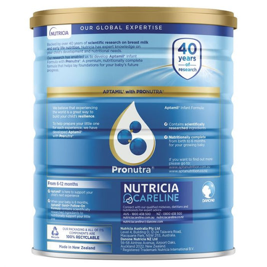 Aptamil Gold+ 1 Infant Formula from Birth to 6 Months 900g - BeeVitamins