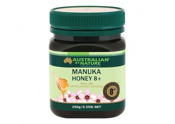 Australian by Nature Manuka Honey 8+ 250g - New Zealand Manuka Honey - BeeVitamins
