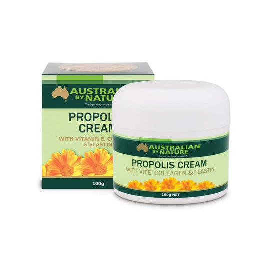 Australian by Nature Propolis Cream with Vitamin E, Collagen & Elastin 100g - BeeVitamins