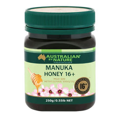 Australian by Nature 16+ 250g Manuka Honey - New Zealand (MGO 600) - High Demand