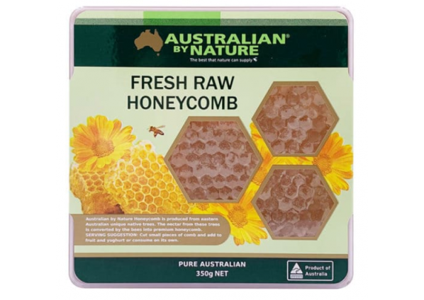 Australian By Nature Fresh Raw HoneyComb - Pure Australian - 350g Net