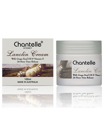 Chantelle Lanolin Cream with Grape Seed Oil & Vitamin E 100ml - BeeVitamins
