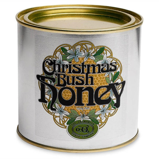 Christmas Bush honey Tasmanian Honey Company 350g Tin - BeeVitamins