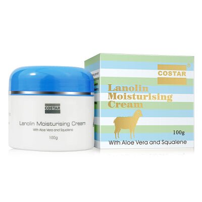Costar Lanolin Moisturising Cream with Aloe Vera and Squalene 100g - BeeVitamins