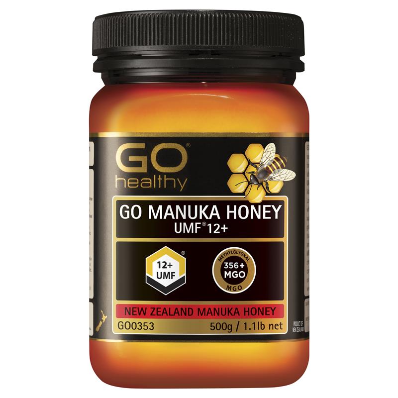 Go Healthy Manuka Honey UMF 12+ (MGO 356+) 500g - BeeVitamins