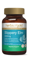 Herbs of Gold Slippery Elm 400mg 60 Capsules - BeeVitamins
