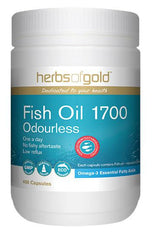 Herbs of Gold Odourless Fish Oil 1700mg 400 Capsules