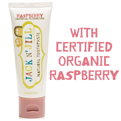 Jack N' Jill Natural Toothpaste 50g Raspberry - BeeVitamins