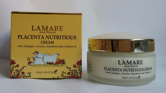 Lamare Placenta Nutritious Cream Collagen,Lanolin,Squalene And Vitamin E 50g - BeeVitamins