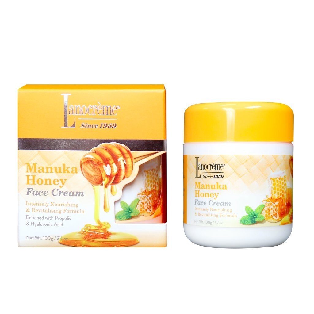 Lanocreme Manuka Honey Face Cream 100g (Exp date: 08/10/2024) - BeeVitamins
