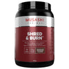 Musashi Shred & Burn Protein Chocolate Milkshake Flavour 900g - BeeVitamins