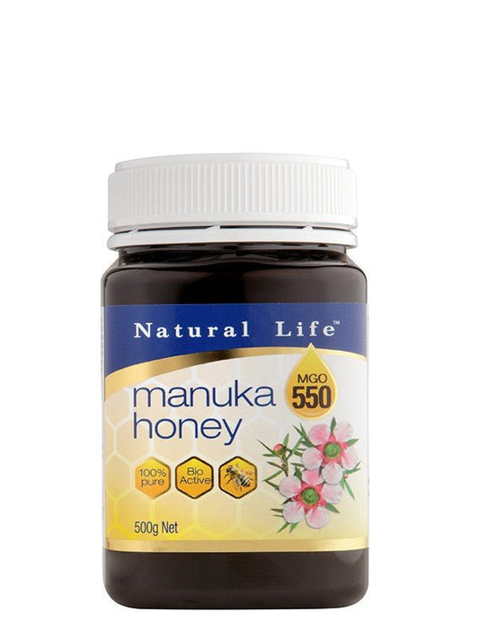 Natural Life Manuka Honey MGO 550+ 500g - BeeVitamins