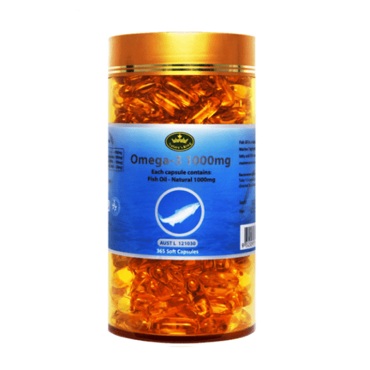 Nature's King - Omega 3 1000mg 365 Capsules - BeeVitamins