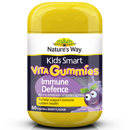 Nature's Way Kids Smart Vita Gummies Immune Defence 60 Pastilles - BeeVitamins
