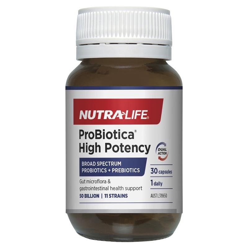 Nutralife Probiotica High Potency 30 Capsules - BeeVitamins