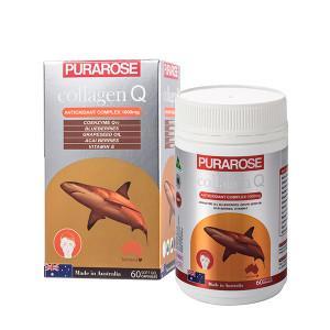 Purarose Collagen Q Antioxidant Complex 1000mg 60 Capsules - BeeVitamins