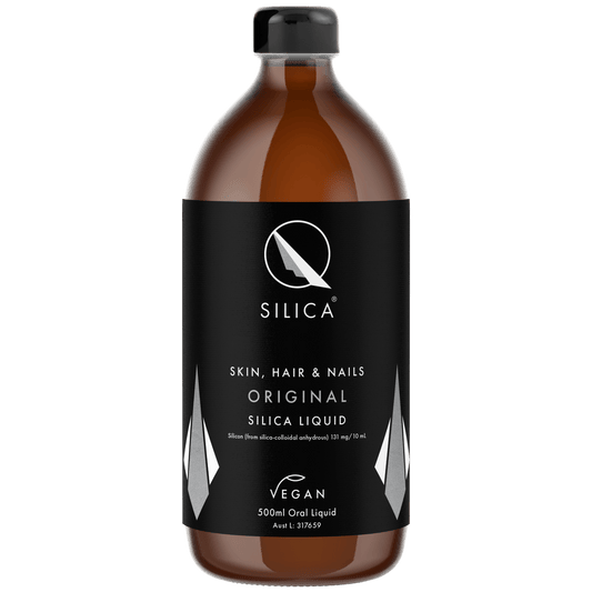 Qsilica Skin, Hair and Nails Original Silica Liquid 500ml - BeeVitamins