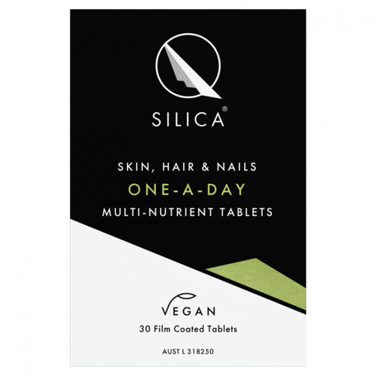 Qsilica Skin, Hair & Nails ONE - A - DAY Multi - Nutrient 30 Tablets (Exp date: 11/2022) - BeeVitamins
