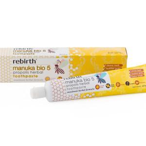 Rebirth Manuka Bio 5 Propolis Herbal Toothpaste 100g - BeeVitamins