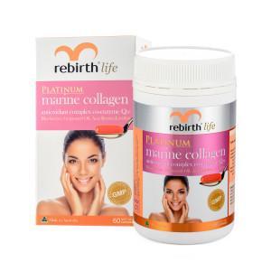 Rebirth Marine Collagen 60 Capsules - BeeVitamins