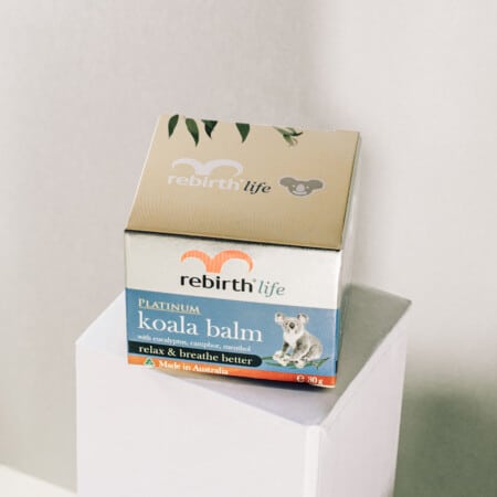 Rebirth Platinum Koala Balm with Eucalyptus, Camphor, Menthol 30g - BeeVitamins