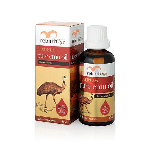 Rebirth Pure Emu Oil Plus Vitamin E 50mL - BeeVitamins