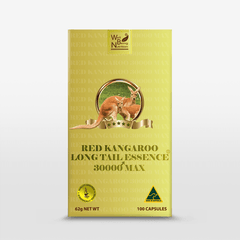 Well Being Nutrition Red Kangaroo Long Tail Essence 30000 MAX 100 Capsules