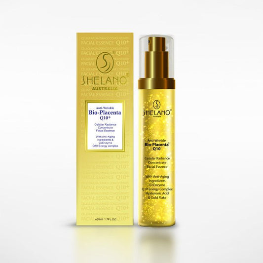 Shelano Anti - Wrinkle Bio - Placenta Q10+ Cellular Radiance Concentrate Facial Essence 50ml - BeeVitamins