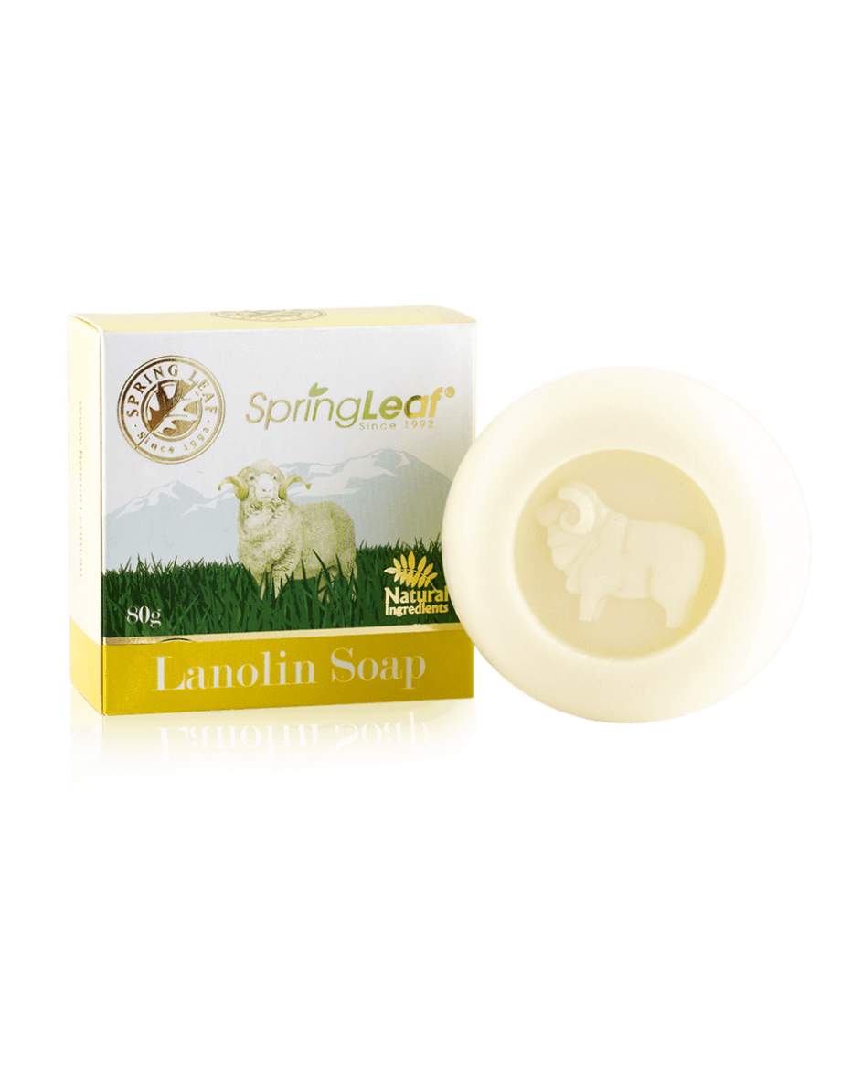 Spring Leaf Lanolin Soap - BeeVitamins