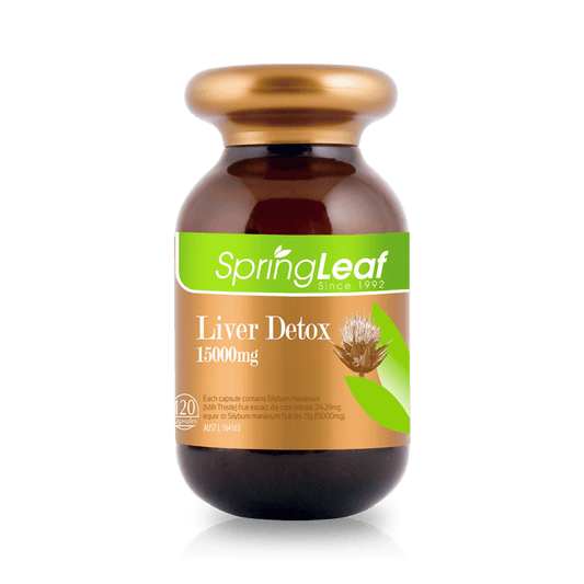 Spring Leaf Liver Detox 15000mg 120 Capsules - BeeVitamins