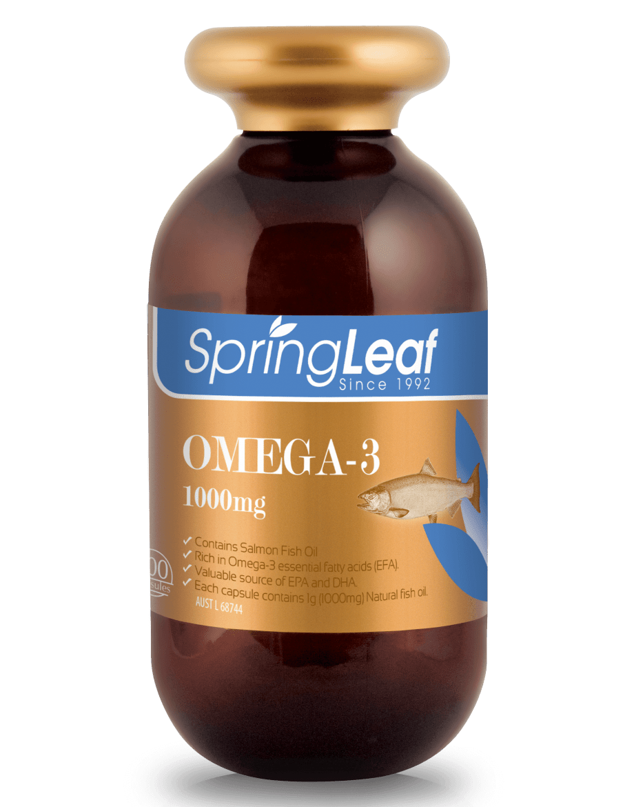 Spring Leaf Omega3 1000mg 200 Capsules Premium - BeeVitamins