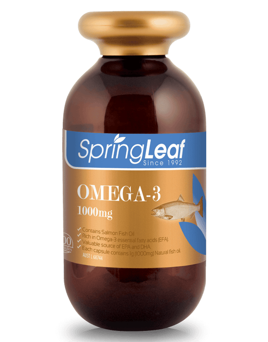 Spring Leaf Omega3 1000mg 200 Capsules Premium - BeeVitamins