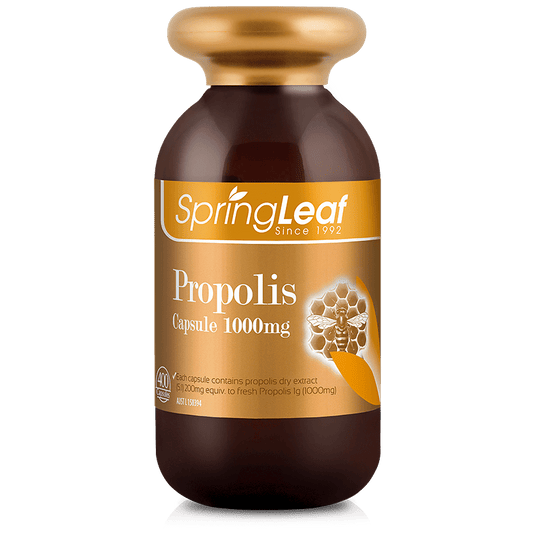 Spring Leaf Propolis 1000mg 400 Capsules (Premium) - BeeVitamins