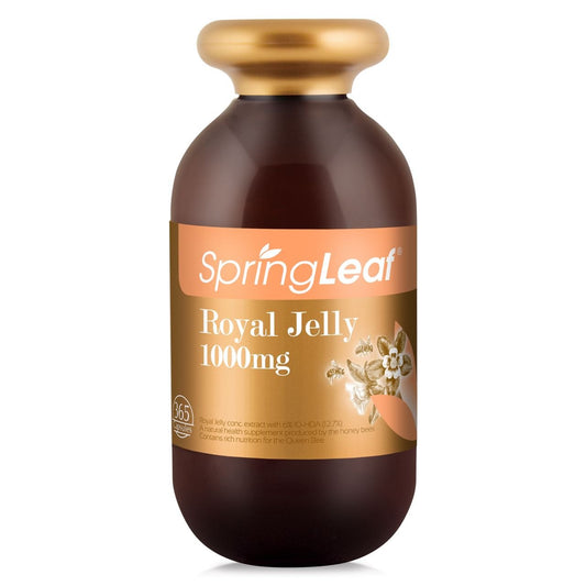Spring Leaf Royal Jelly 1000mg 365 Capsules - BeeVitamins
