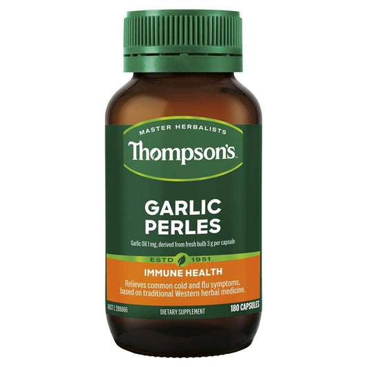 Thompson's Garlic Perles 180 Capsules - BeeVitamins
