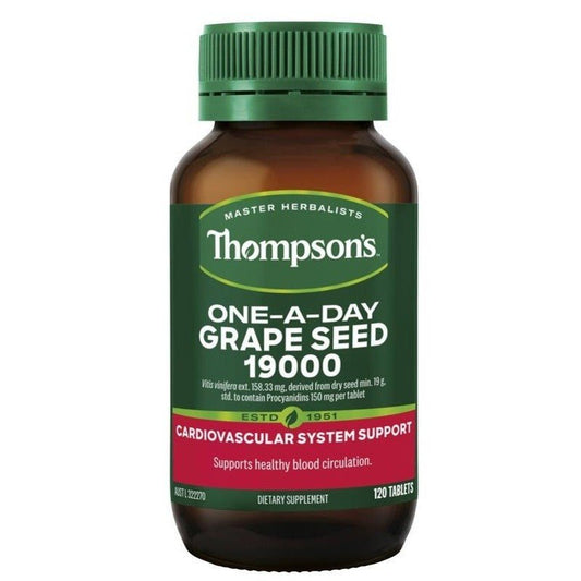 Thompson's One A Day Grapeseed 19000mg 120 Tablets - BeeVitamins