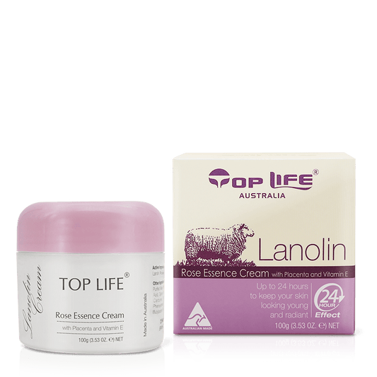 Top Life Lanolin Rose Essence Cream - BeeVitamins