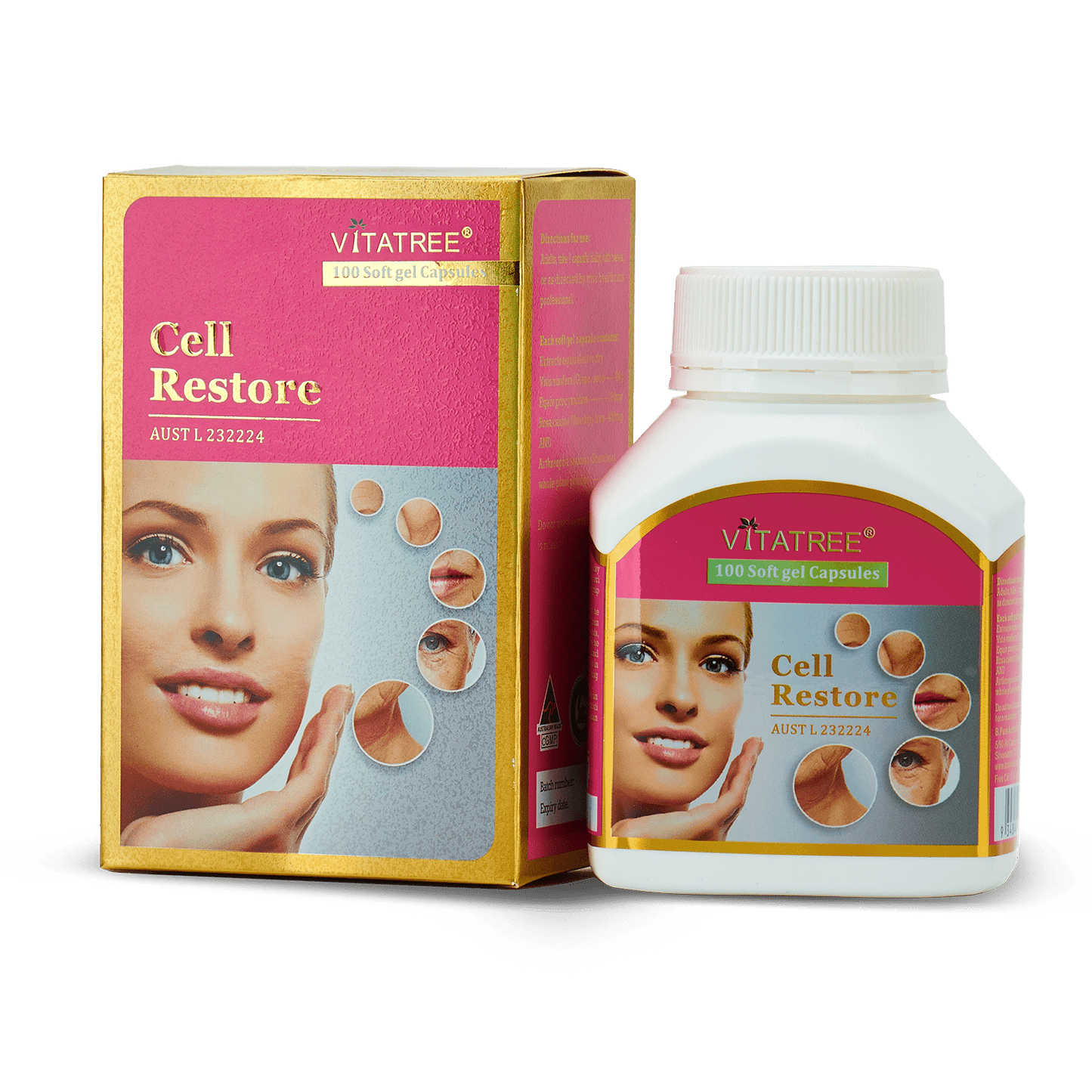 Vitatree Cell Restore 100 Softgel Capsules - BeeVitamins