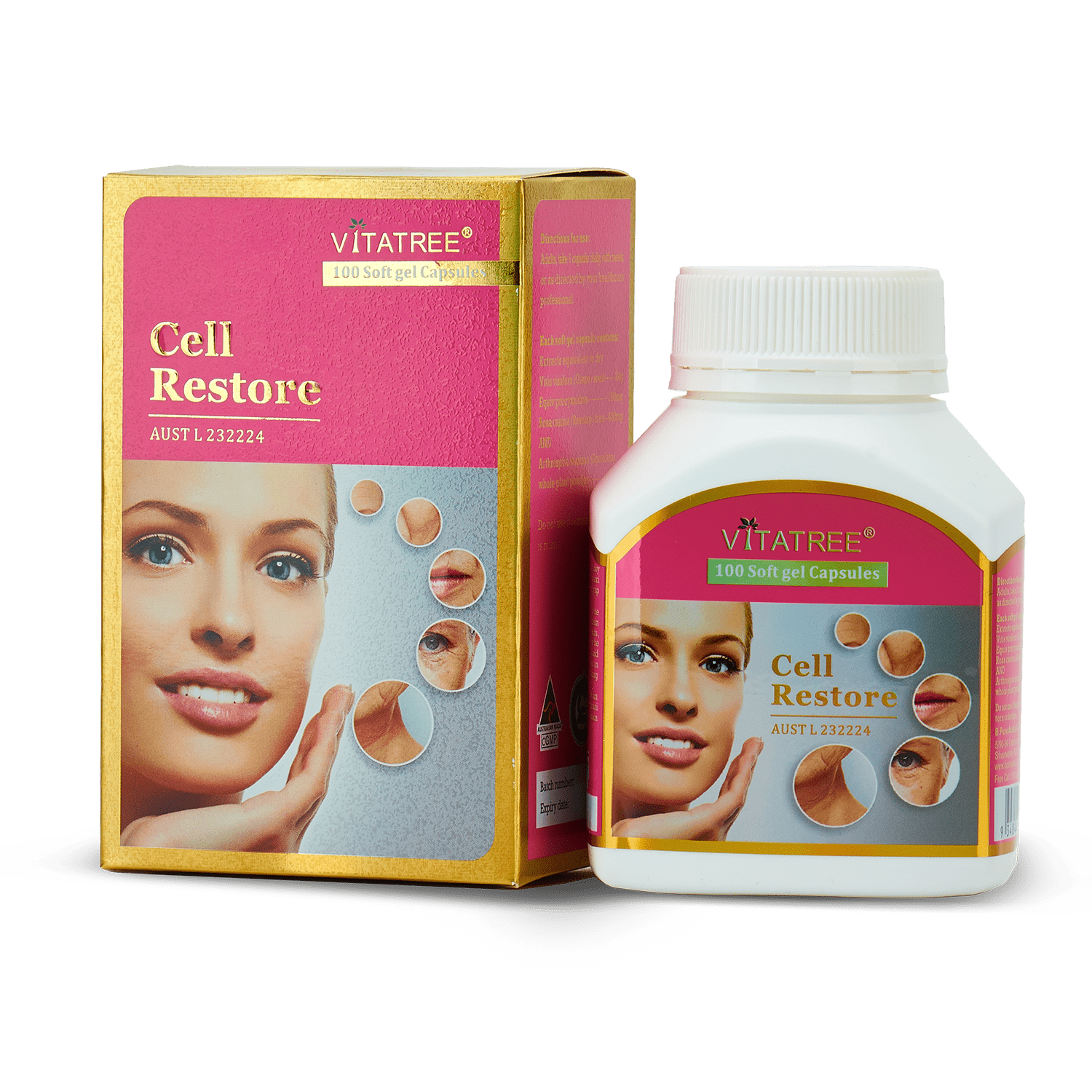 Vitatree Cell Restore 100 Softgel Capsules - BeeVitamins