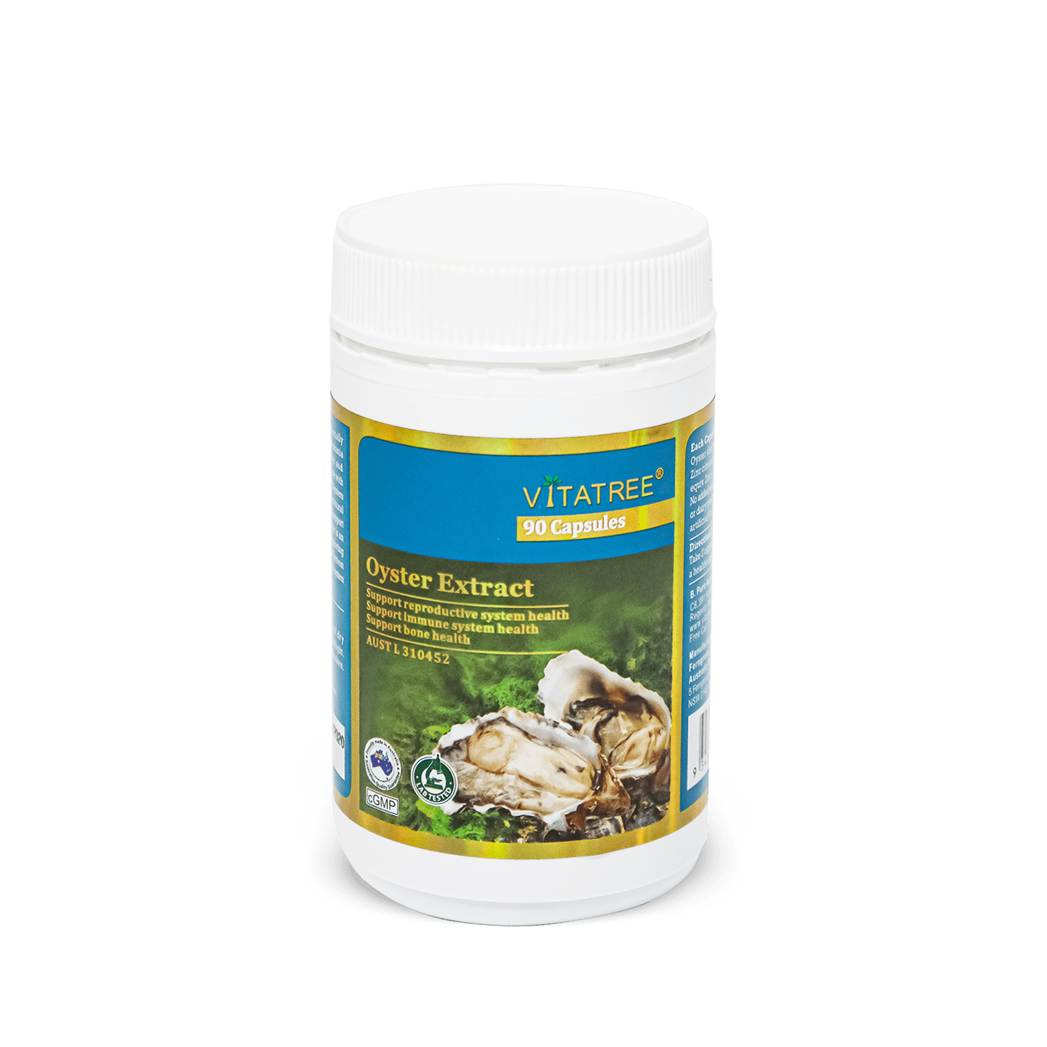 Vitatree Oyster Extract 90 Soft Capsules - BeeVitamins